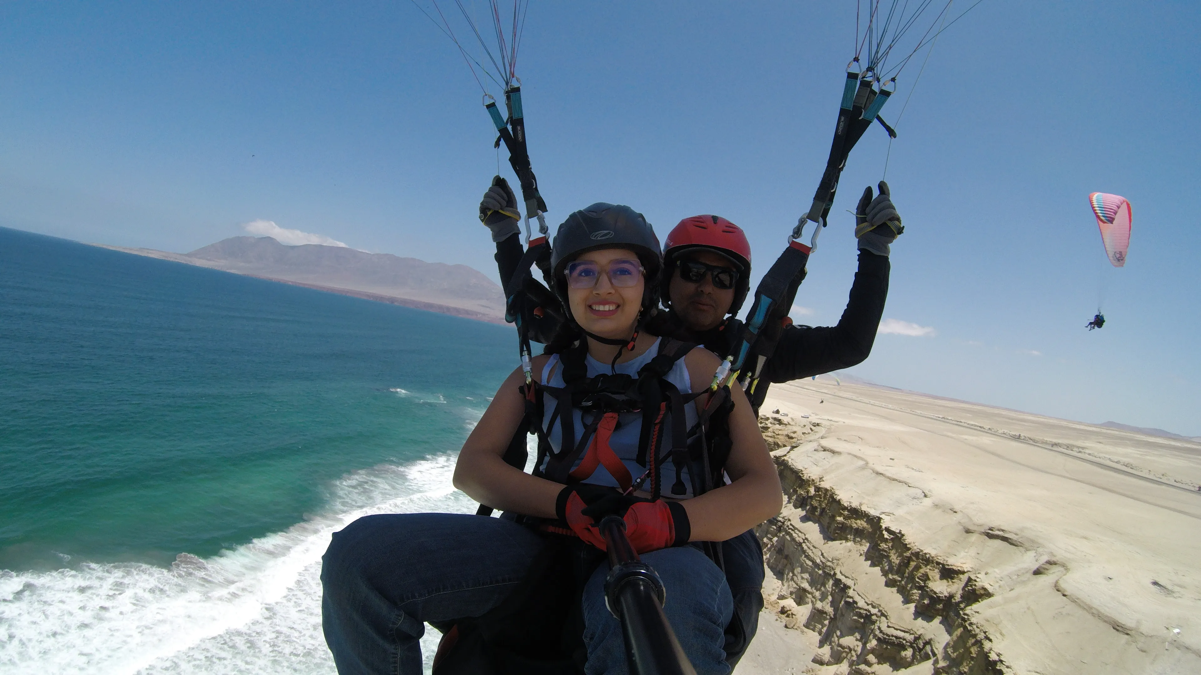 Vuelo tándem en parapente Antofagasta